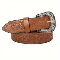 Women's Vintage Western Denim Style Belt MDA0136H3Y