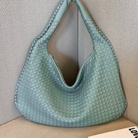 Women's Fashionable Leather Woven Bag MDA0844H2Y