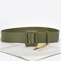 Women's Fashion Imitation Leather Solid Color Square Belt MDA0155H9Y