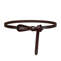Women's Fashionable Imitation Leather Thin Belt MDA0175H2Y