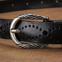 Women's Fashion Hollow Imitation Leather Belt MDA0106H8Y
