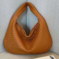 Women's Fashionable Leather Woven Bag MDA0844H2Y
