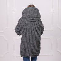 30-Strand Chunky Wool Sweater – Hand-Knitted Oversized Pullover in 100% Soft Wool T1304 (Copy)