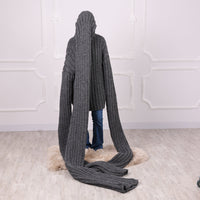 30-Strand Chunky Wool Sweater – Hand-Knitted Oversized Pullover in 100% Soft Wool T1304 (Copy)