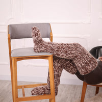 Long Chunky Knit Boot Socks, Over Knee Mohair and Wool Leg Warmers T2132