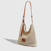 Women's Woven Hollow Bag Beach Bag Shoulder Bag MDA0430H3T