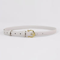 Women's Vintage Sophisticated Faux - Leather Horsebit Belt MDA0688H2I