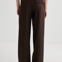Invert Pleat Trouser - Truffle