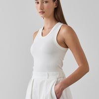 Cotton Tank - Ecru