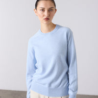 Sam Cashmere Crew Neck - Sky