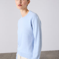 Sam Cashmere Crew Neck - Sky