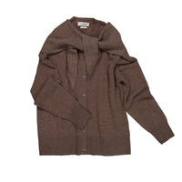 Cashmere Triangle Scarf - Cocoa Marle