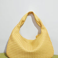Women's Fashionable Leather Woven Bag MDA0844H2Y