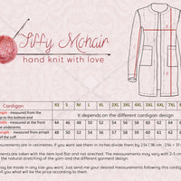 Long Wool Cardigan, Cable Knit Duster, Hand Knit Button Front T2207