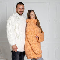 2.5 kg Chunky Knit Sweater – Super Bulky Giant Merino Wool Jumper T620M