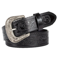 Women's Vintage Western Denim Style Belt MDA0136H3Y