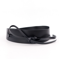 Women's Fashion Imitation Leather Tie Band Wide Belt MDA0120H1Y