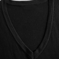 Women's Knitted V-neck Slim Long Sleeves Maxi Dress (Without Belt)MDA0717H5Y