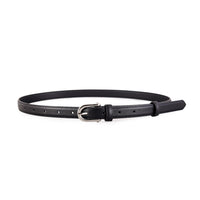 Women's Brown Classic Faux Leather Gold - Buckle Belt MDA0898H6I