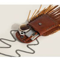 Women's Fashion Western Cowboy Style Tassel Bag MDA0878H9Y