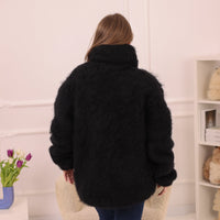 One available in size 7XL,40 strand Yak Merino Sweater, Extra Chunky Knit, Hand Knitted Heavy Pullover T2231