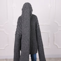 30-Strand Chunky Wool Sweater – Hand-Knitted Oversized Pullover in 100% Soft Wool T1304 (Copy)