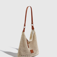 Women's Woven Hollow Bag Beach Bag Shoulder Bag MDA0430H3T