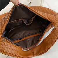Women's Fashionable Leather Woven Bag MDA0844H2Y