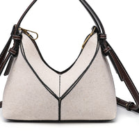 Women's Crossbody Canvas Wallet With Gold Zipper MDA0464H9I