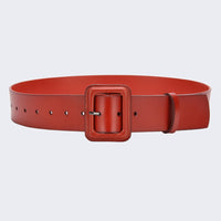 Women's Fashion Imitation Leather Solid Color Square Belt MDA0155H9Y