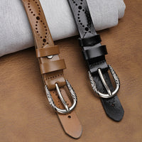 Women's Fashion Hollow Imitation Leather Belt MDA0106H8Y