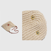 Women's Woven Hollow Bag Beach Bag Shoulder Bag MDA0430H3T