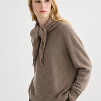 Cashmere Triangle Scarf - Cocoa Marle