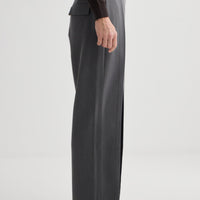 Invert Pleat Trouser - Pewter