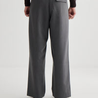 Invert Pleat Trouser - Pewter