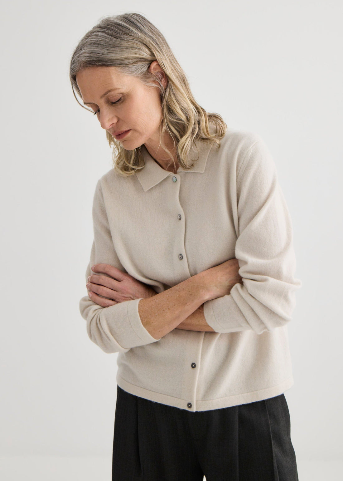 Cashmere Shirt - Oyster