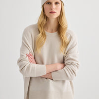 Cashmere Beanie - Oyster