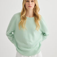 Cashmere Oversized Crewneck - Mint