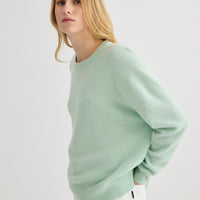 Cashmere Oversized Crewneck - Mint