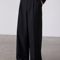 Simone Wide Leg Trouser - Black