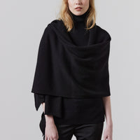 Pure Cashmere Scarf - Black