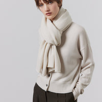 Pure Cashmere Scarf - Putty