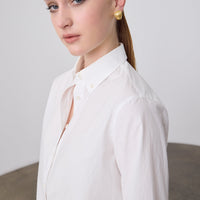 Walt Cotton Shirt - White