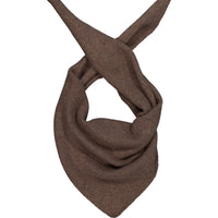 Cashmere Triangle Scarf - Cocoa Marle