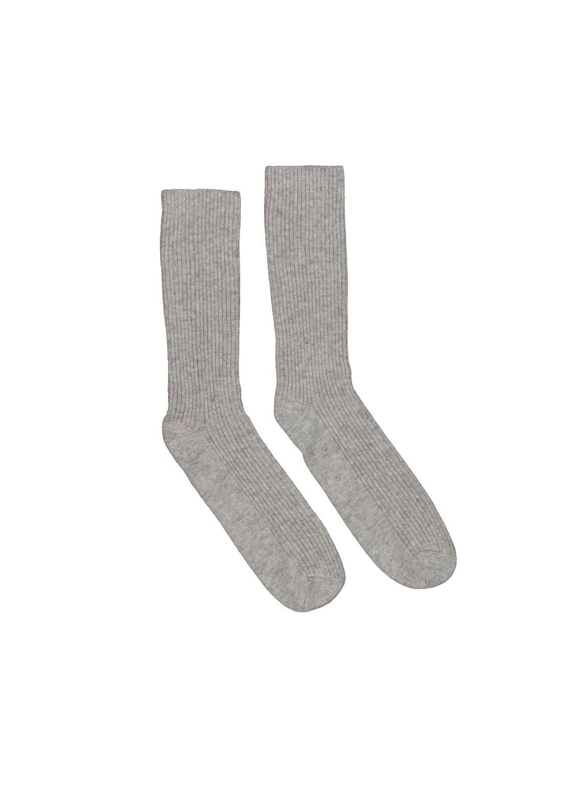 Cashmere Bed Socks - Grey Marle