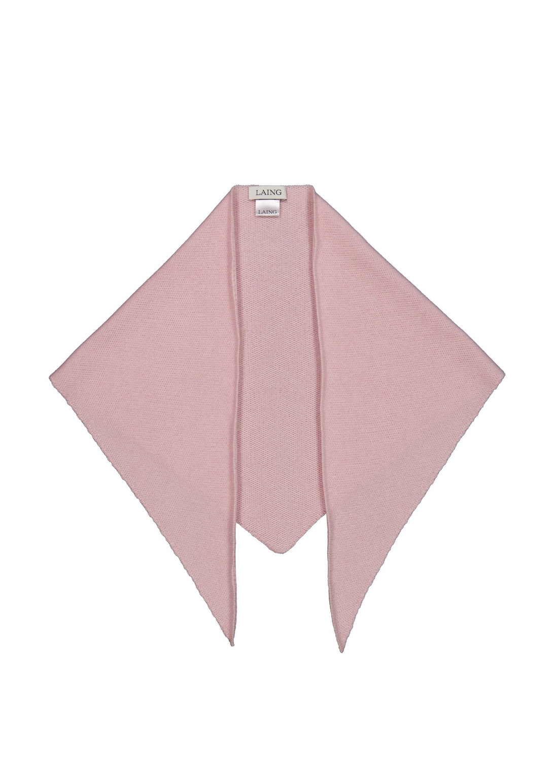 Cashmere Triangle Scarf - Blush Pink