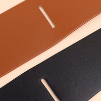 Women's Fashion Imitation Leather Tie Band Wide Belt MDA0120H1Y