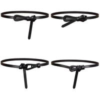Women's Fashionable Imitation Leather Thin Belt MDA0175H2Y