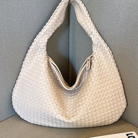 Women's Fashionable Leather Woven Bag MDA0844H2Y