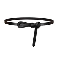 Women's Fashionable Imitation Leather Thin Belt MDA0175H2Y